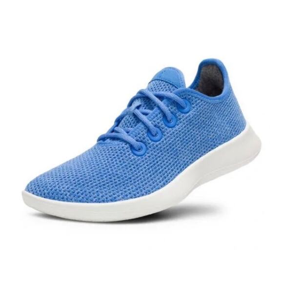 NIB! Allbirds Men's Tree Runner Sustainable in Pure Azul Blue  - Size 14 - Picture 2 of 8